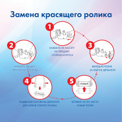 Комплект красящих роликов для этикет-пистолетов однострочных - Фото 2