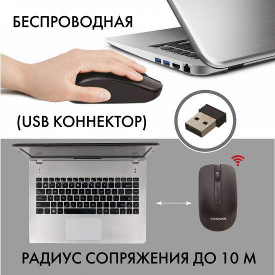 Мышь беспроводная M-3032