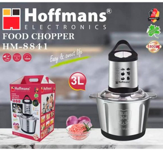 Измельчитель электрический кухонный Hoffmans HM-8841 3L