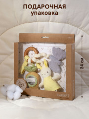 Игрушка-погремушка подвесная в коляску «Зайка» - Фото 7