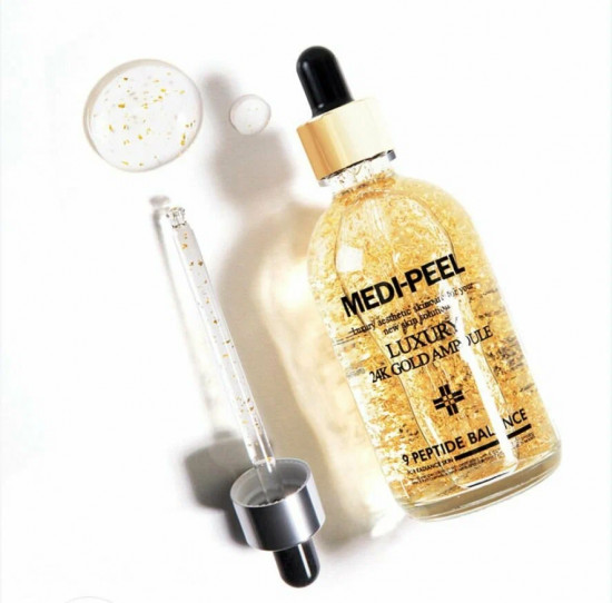 Ампула для эластичности кожи лица с золотом 24К «Luxury 24K Gold Ampoule»