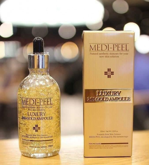 Ампула для эластичности кожи лица с золотом 24К «Luxury 24K Gold Ampoule»