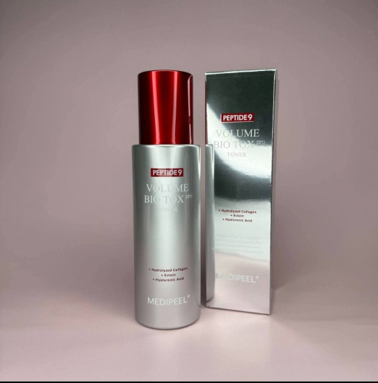 Тонер-бустер для лица с матриксилом пептидный «Peptide 9 Volume Bio Tox Toner Pro»