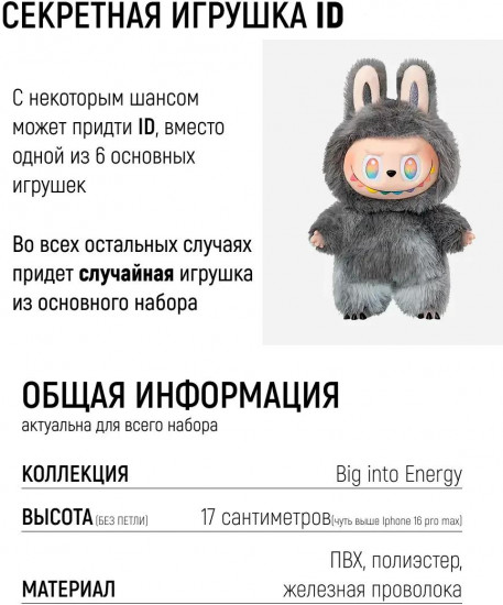 Игрушка-сюрприз «Labubu»