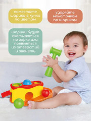 Игрушка развивающая «Стучалка-горка 2 в 1» - Фото 5