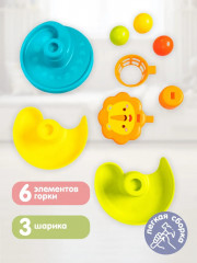 Игрушка для малышей «Горка-спиралька. Три уровня» - Фото 5