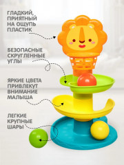 Игрушка для малышей «Горка-спиралька. Три уровня» - Фото 7