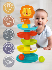 Игрушка для малышей «Горка-спиралька. Пять уровней» - Фото 5