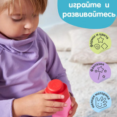 Конструктор мягкий для самых маленьких - Фото 4