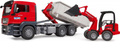 Набор игровой «Грузовик-самосвал с погрузчиком» - Фото 1
