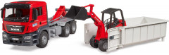Набор игровой «Грузовик-самосвал с погрузчиком» - Фото 3