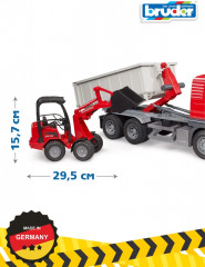 Набор игровой «Грузовик-самосвал с погрузчиком» - Фото 9