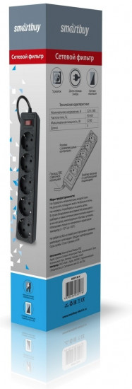 Сетевой фильтр Smartbuy One SBSP-30-K