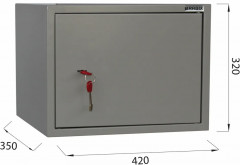 Шкаф металлический для документов KBS-02 - Фото 5