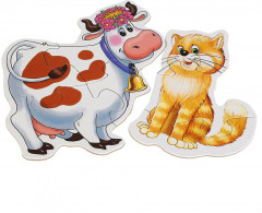 Макси-пазлы мягкие «Мамы и малыши» - Фото 1