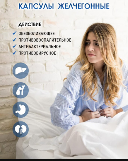 Капсулы желчегонные «Лидань»