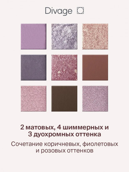 Палетка теней для век «Easy Nude», оттенок Plum