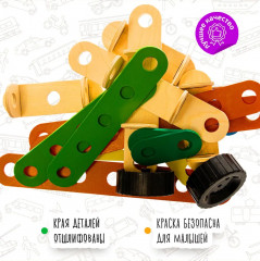 Конструктор деревянный «Самолёт» - Фото 5