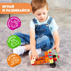 Конструктор деревянный «Самолёт» - Фото 6