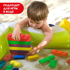 Конструктор из мягкого материала для самых маленьких, 14 деталей - Фото 5