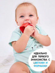 Конструктор из мягкого материала для самых маленьких, 6 деталей - Фото 4