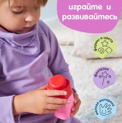 Конструктор из мягкого материала для самых маленьких, 6 деталей - Фото 6