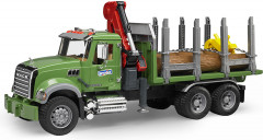 Лесовоз с портативным краном и брёвнами «Макс» - Фото 1