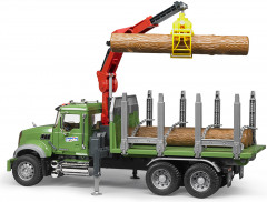Лесовоз с портативным краном и брёвнами «Макс» - Фото 3