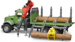 Лесовоз с портативным краном и брёвнами «Макс» - Фото 5