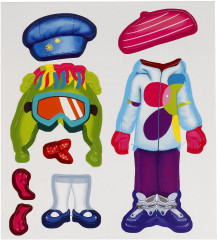 Игра развивающая «Одень куклу» на магнитах - Фото 4