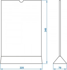 Подставка настольная для рекламных и информационных материалов - Фото 4