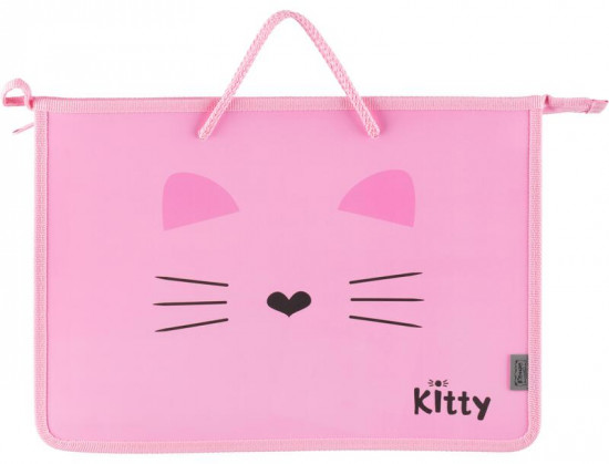 Папка для тетрадей с ручками «Kitty»