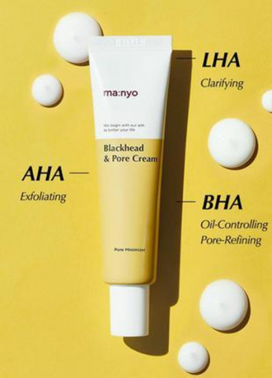 Крем для лица против чёрных точек кислотный «Blackhead & Pore Cream»