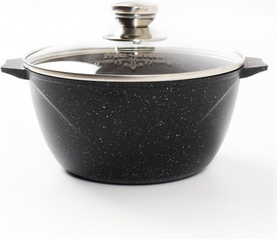 Кастрюля с крышкой «Гранит black Induction Pro»
