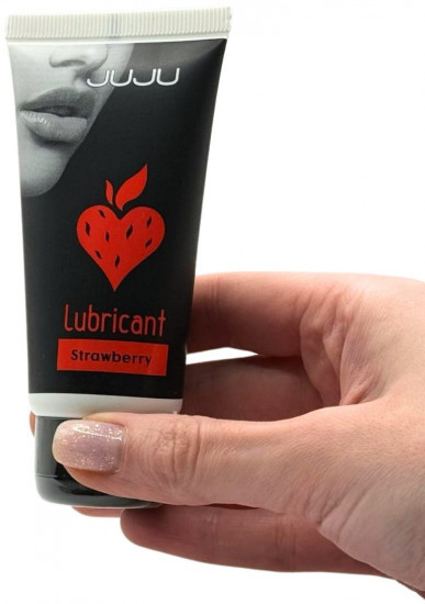 Лубрикант съедобный  с ароматом клубники «Strawberry»
