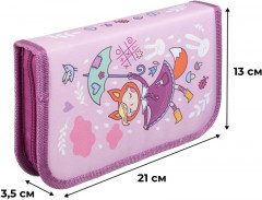 Пенал односекционный «Лисичка» - Фото 4