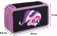 Пенал трехсекционный «Единорог» - Фото 4