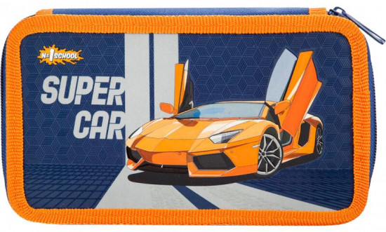 Пенал двухсекционный «Super car»