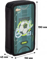 Пенал двухсекционный «Football» - Фото 4