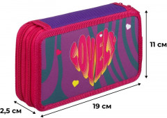 Пенал двухсекционный «Straight Lovely» - Фото 4