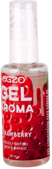 Лубрикант интимный с ароматом клубники «Egzo Aroma»