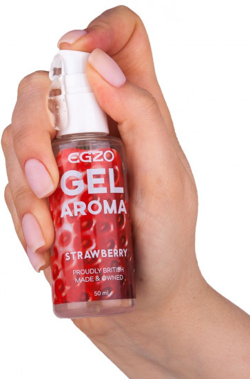 Лубрикант интимный с ароматом клубники «Egzo Aroma»