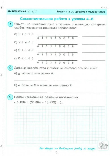 Математика. Самостоятельные и контрольные работы. 4 класс. Выпуск 4. Вариант 2