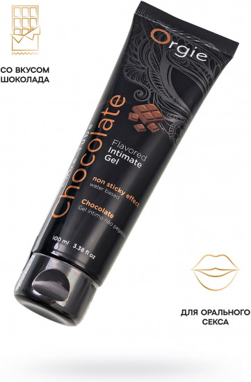Гель интимный на водной основе с шоколадным вкусом «Lube Tube Chocolate»