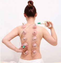 Профессиональные массажные вакуумные банки с насосом - Фото 3