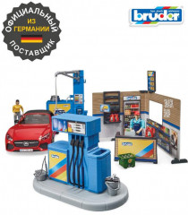 Набор игровой «Автозаправка с автомойкой и аксессуарами» - Фото 1