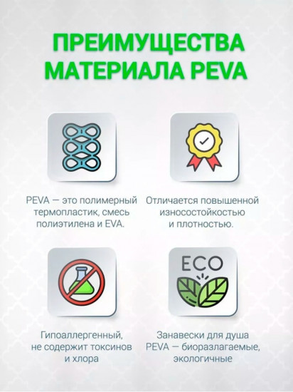 Штора для ванной