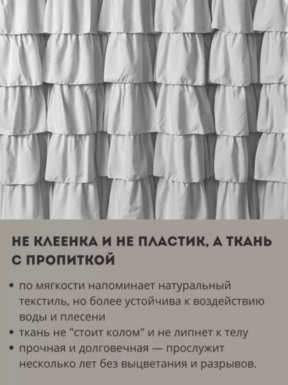 Штора для ванной