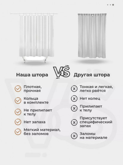 Штора для ванной
