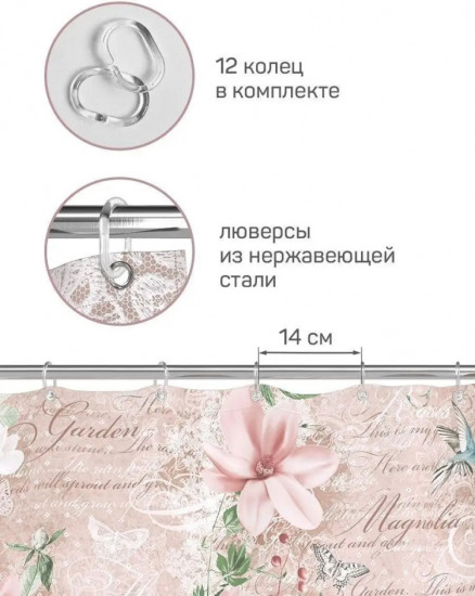 Штора для ванной